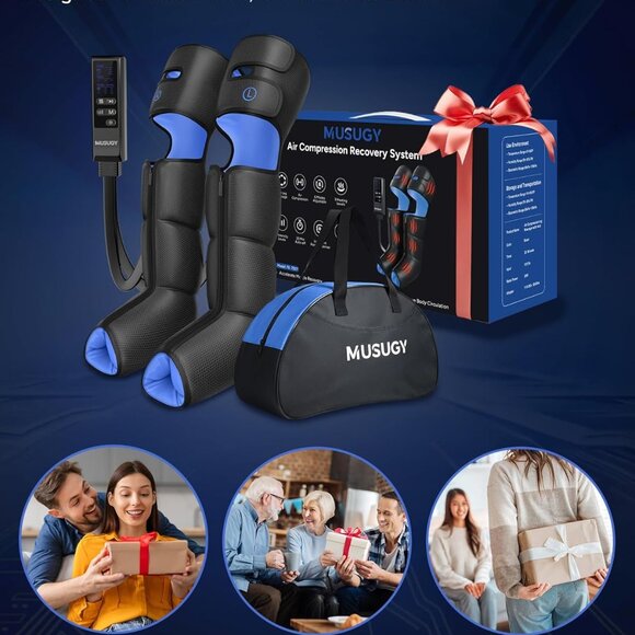 Leg Massager with Heat and Compression - Picture 8 of 8